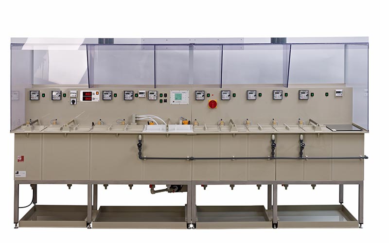COMPACTA EL: Manuelle Elektropolier- und Passivieranlage für Edelstahl 