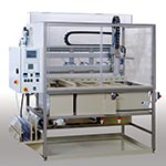 Anlage zum Elektropolieren mit Handlingsystem und SPS-Steuerung